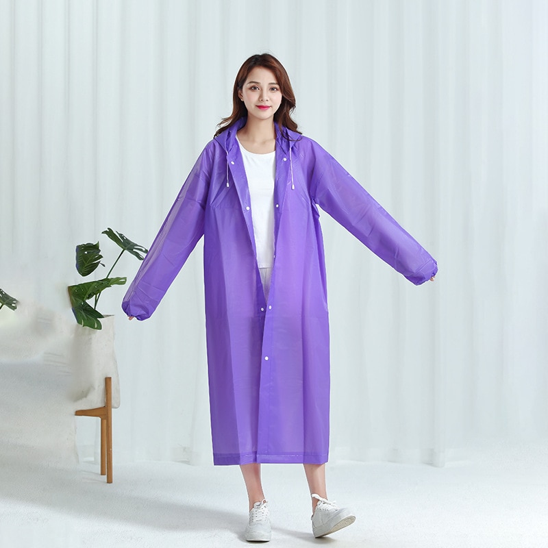 Camping Rain Poncho - 1 adet Kapüşonlu Yağmurluk Kadın Erkek