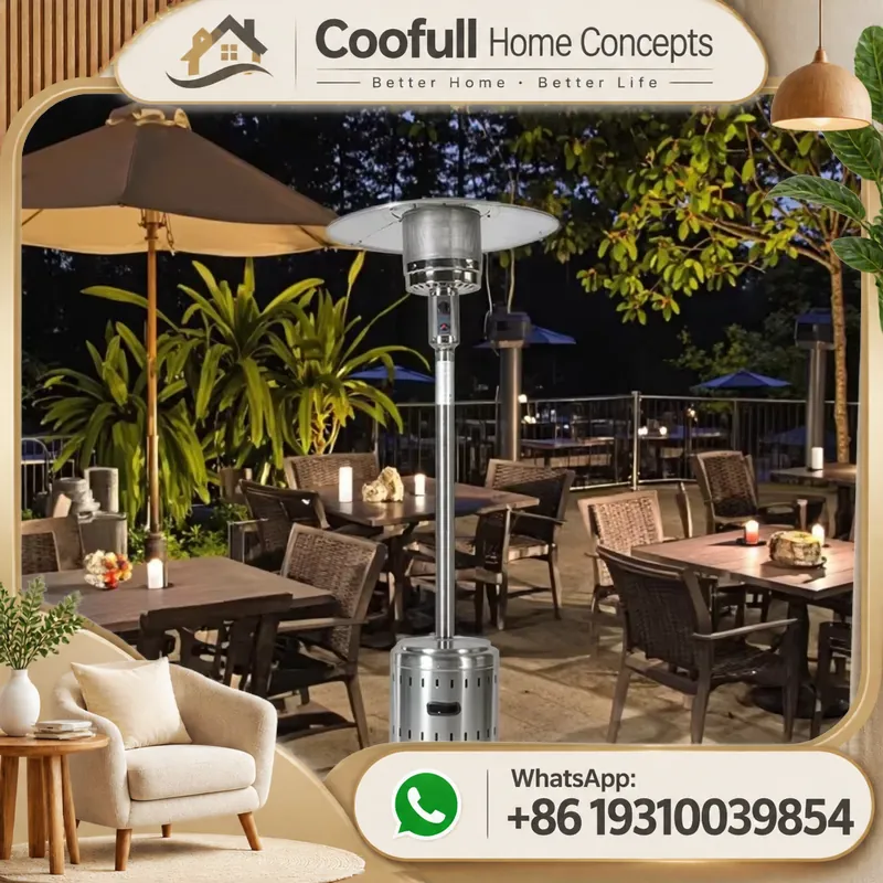 Outdoor Camping Usa - Paslanmaz Çelik Mantar Şeklinde Isıtıcı, ABD