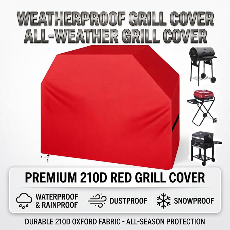 Outdoor Camping Trolley - 210D BBQ Örtüsü Toz Geçirmez Su