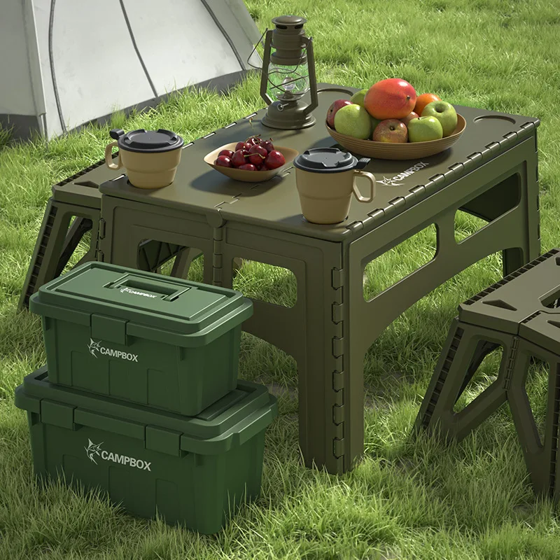 Outdoor Camping Exhibition - Katlanır Taşınabilir Açık Genişletilmiş Plastik Kamp