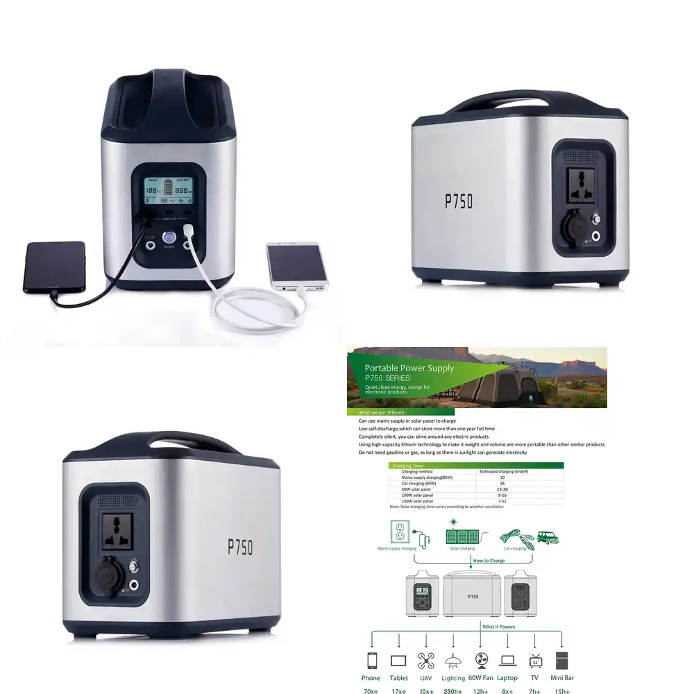 Outdoor Camping Usa - AC 100W 200W 300W 110V ABD