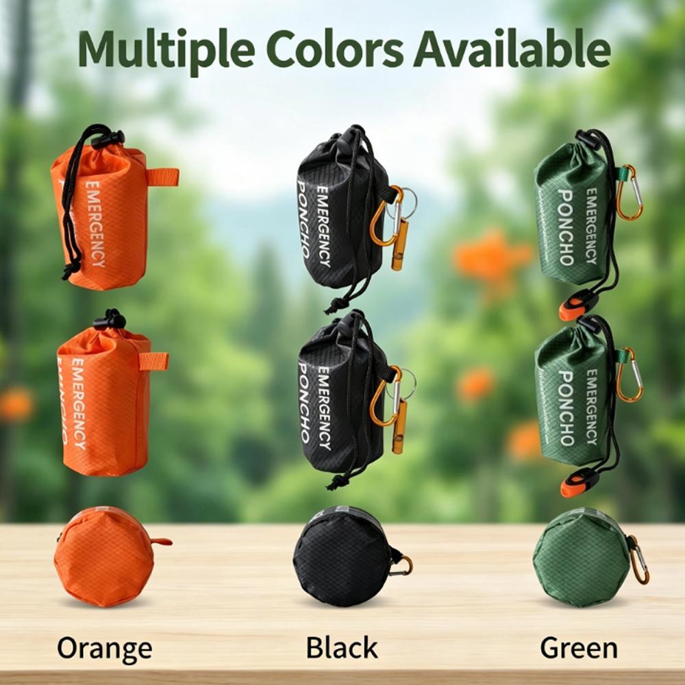 Taşınabilir, Acil Durumlar İçi - Camping Rain Poncho incelemesi ve fiyatı
