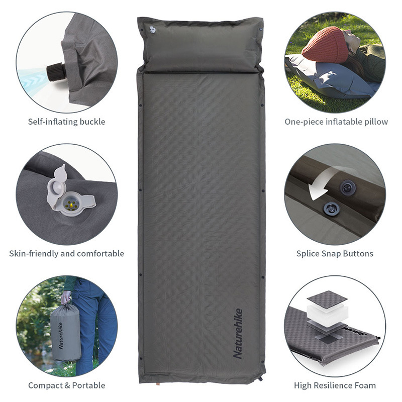 Naturehike D01 kendinden şişen - Outdoor Camping Rugs incelemesi ve fiyatı