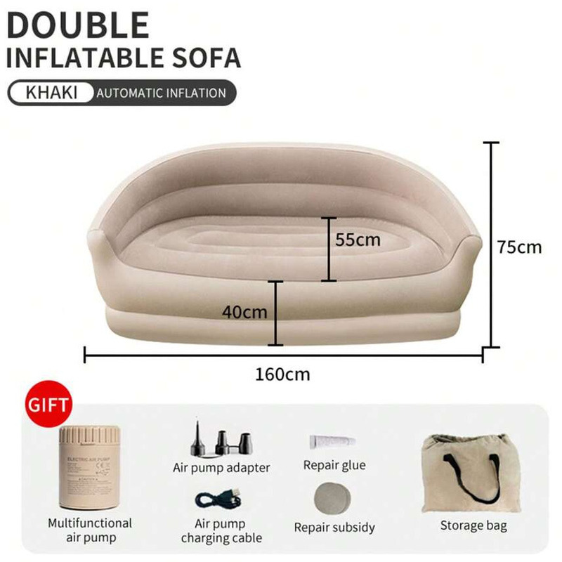 Otomatik şişme Sofa açık çift  - Bed Outdoor Camping incelemesi ve fiyatı