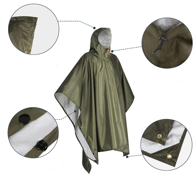 Ağır Hizmet Tipi Yağmurluk, Sı - Camping Rain Poncho incelemesi ve fiyatı