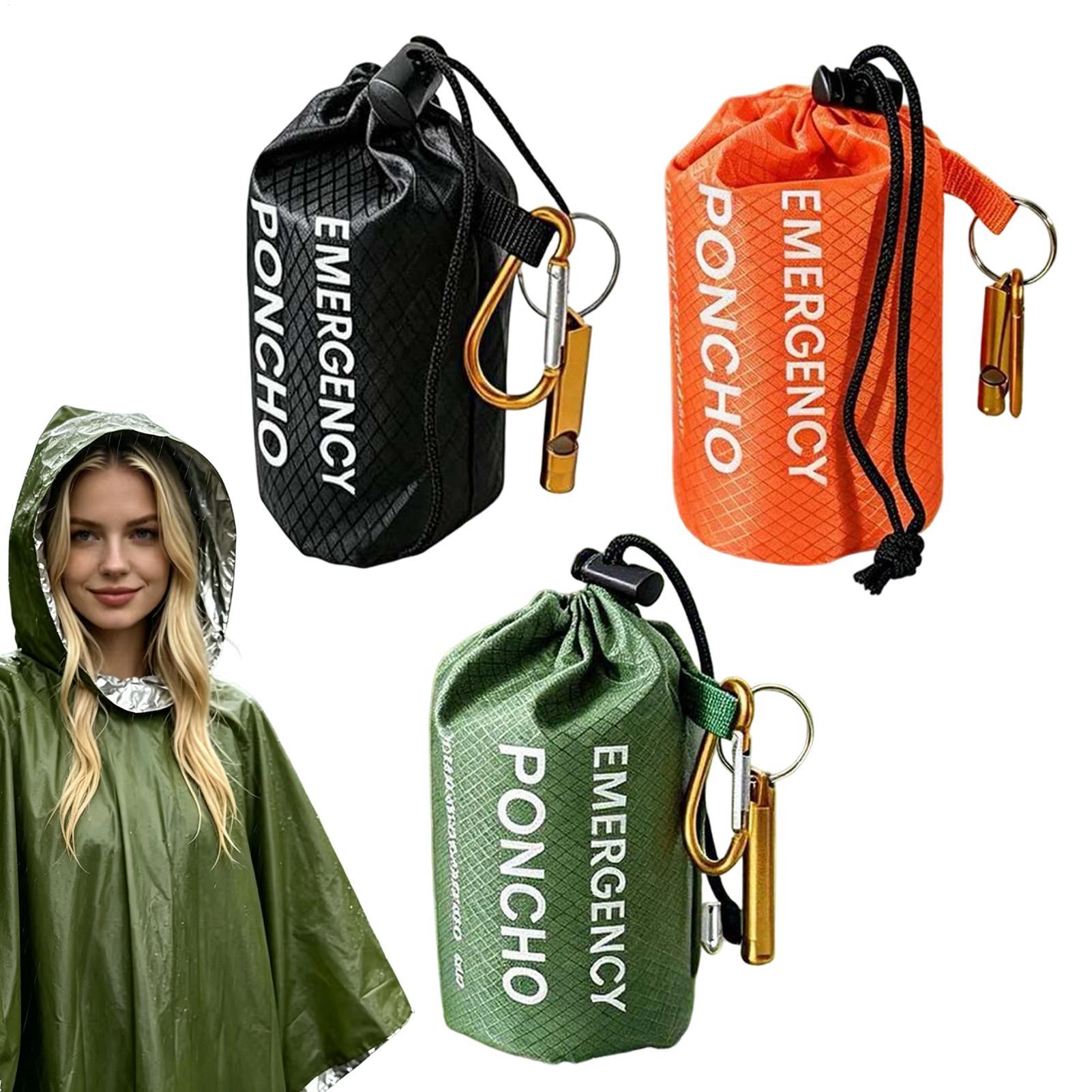 3 adet Hayatta Kalma Acil Duru - Camping Rain Poncho incelemesi ve fiyatı