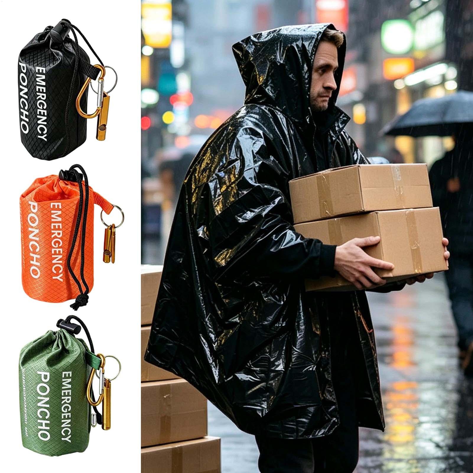 3 adet Hayatta Kalma Acil Duru - Camping Rain Poncho incelemesi ve fiyatı