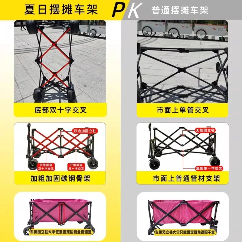 Büyük Masa Üstüne Sahip, Kaldı - Outdoor Camping Trolley incelemesi ve fiyatı